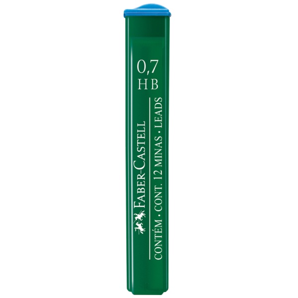 Грифели для механических карандашей Faber-Castell "Polymer", 12шт., 0,7мм, HB 521702 286030