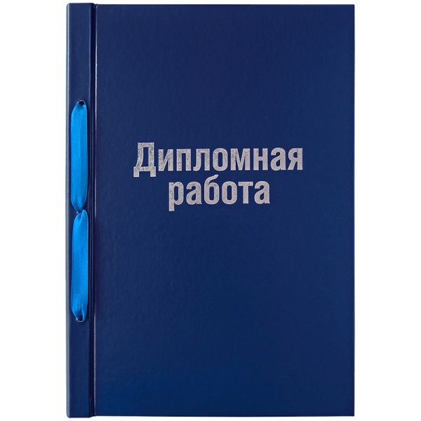 Обложка для дипломных работ А4, ArtSpace, бумвинил на шнурке, без листов 249016 ОДРб_14233